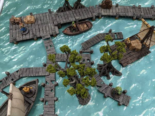 portada Muelles y puentes DungeonSticks · catálogo 9