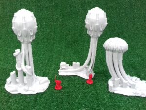 portada esporas alienígenas para escenografía · Esporas · Tulipa Evolved