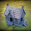 casa de guerreros de saxonia para escenografía · Casa de guerreros · Saxonia