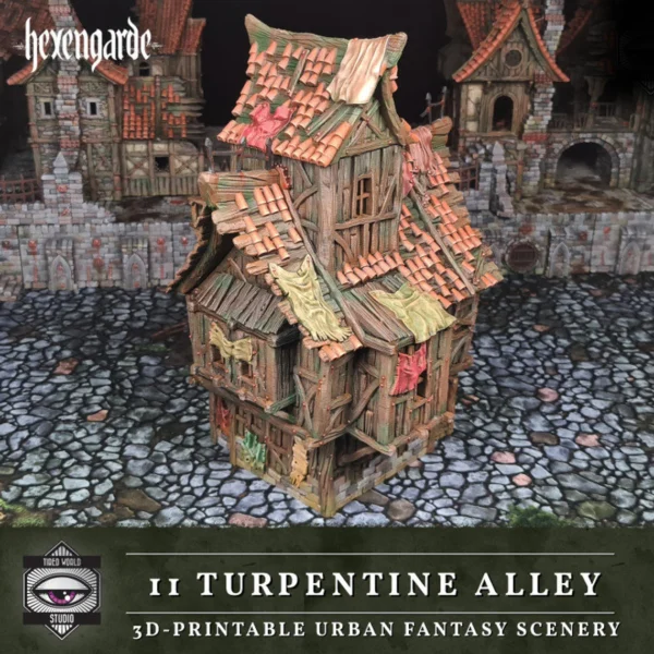 portada_casa_intacta_11_turpentine_alley_hexengarde Casa urbana para escaramuzas de fantasía · Casa 11 Turpentine Alley · Hexengarde