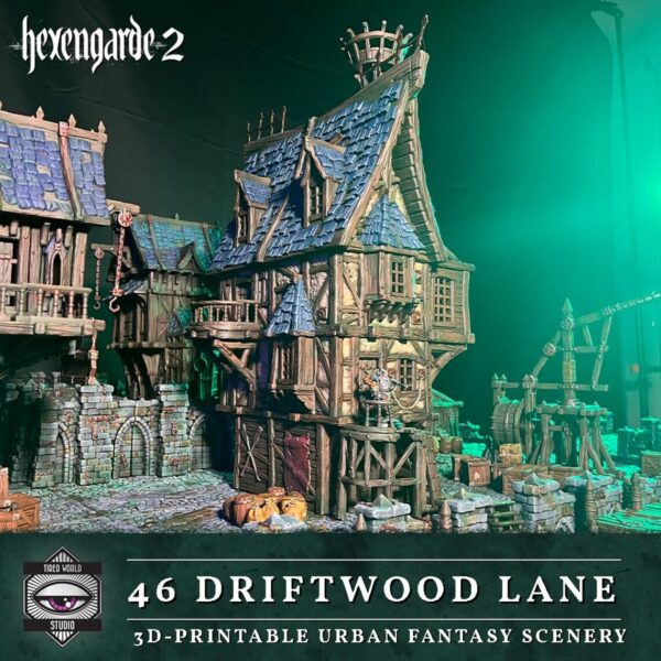 portada_casa_intacta_46_driftwood_lane_hexengarde Casa de fantasía para calles portuarias · Casa 46 Driftwood Lane · Hexengarde