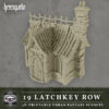 Casa medieval para escenarios urbanos · Casa Latchkey Row · Hexengarde