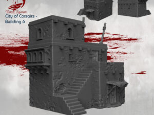 portada_edificio_6_city_of_corsairs casa corsaria con escalera exterior · Edificio 6 · City of Corsairs