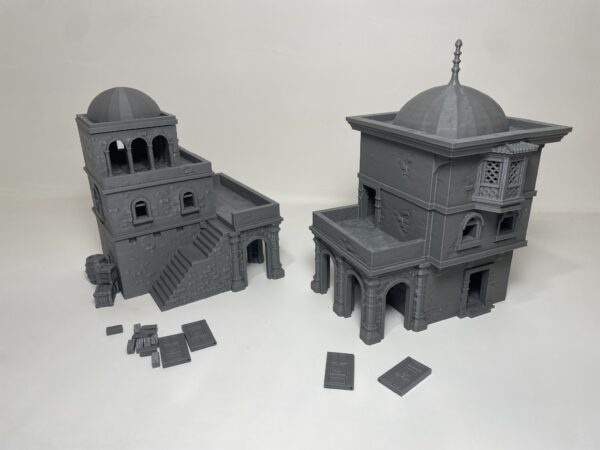 pack de casas corsarias con cúpula · Pack edificios 3 y 4 · City of Corsairs