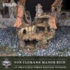 Mansión en ruinas para escaramuzas · Mansión Von Ulfmann en ruinas · Hexengarde