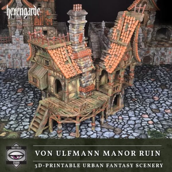 Mansión Von Ulfmann en ruinas · Hexengarde · catálogo 1