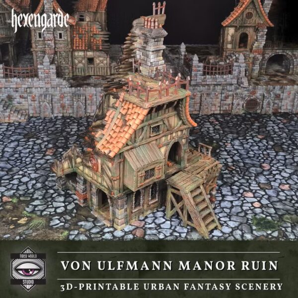 Mansión Von Ulfmann en ruinas · Hexengarde · catálogo 2