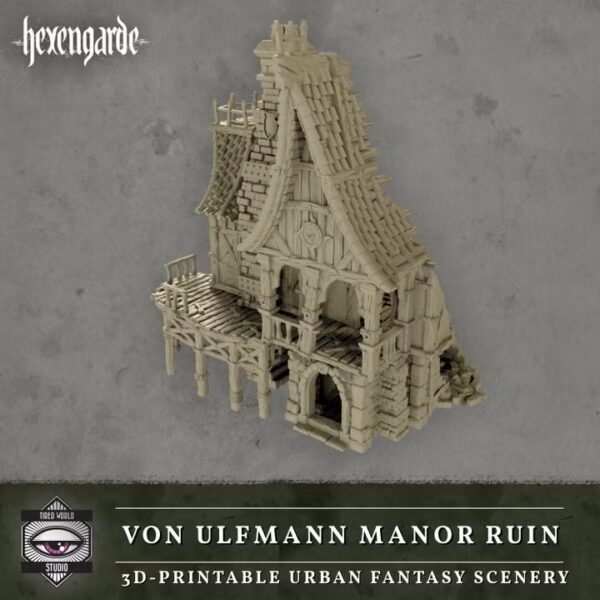 Mansión Von Ulfmann en ruinas · Hexengarde · catálogo 5