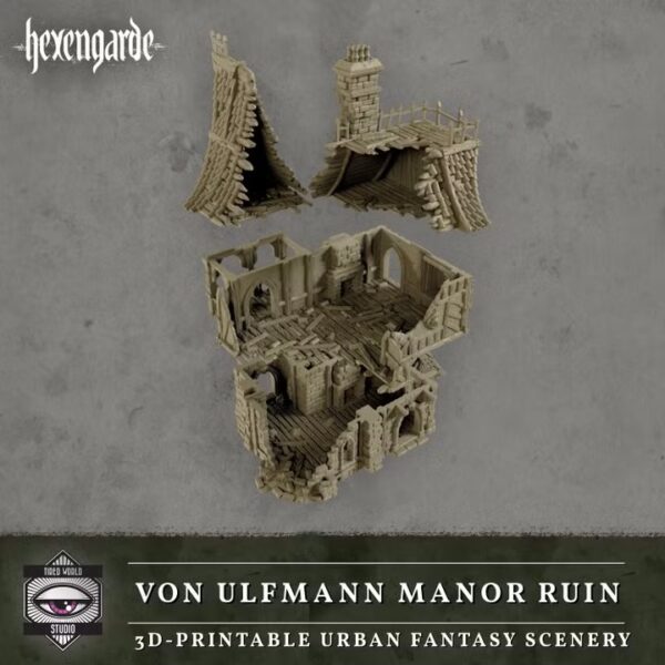 Mansión Von Ulfmann en ruinas · Hexengarde · catálogo 7