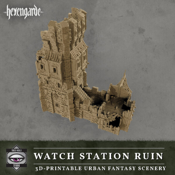 Puesto de guardia en ruinas · Hexengarde · catálogo 5